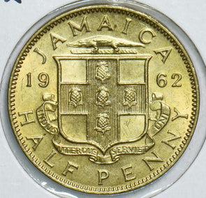 Jamaica 1962 1/2 Penny BU 241024 combine shipping