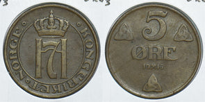 Norway 1913 5 Ore 198591 combine shipping