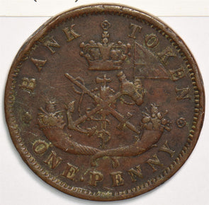 Canada 1854 Token Bank token Horse 199021 combine shipping