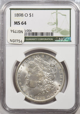 1898-O Morgan Dollar Silver NGC MS64 NG1754