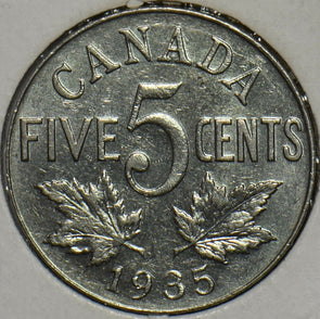 Canada 1935 5 Cents 196278 combine shipping