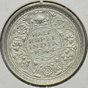 India British 1944 B 1/2 Rupee 151162 combine shipping