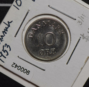 Denmark 1953 10 Ore  900042 combine shipping