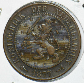 Netherlands 1877 2 1/2 Cents  291289 combine shipping