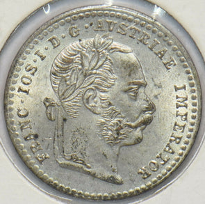 Austria 1872 UNC 10 Kreuzer Eagle animal 490324 combine shipping