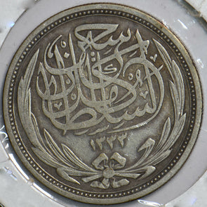 Egypt 1917 AH1333 10 Piastres 292705 combine shipping