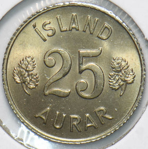 Iceland 1963 25 Aurar 192389 combine shipping