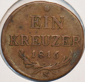Austria 1816 S Kreuzer Eagle animal 150856 combine shipping