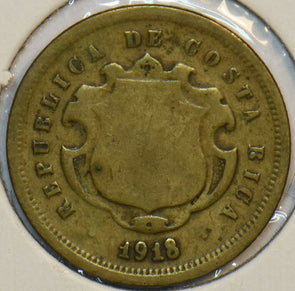 Costa Rica 1918 10 Centavos 903612 combine shipping