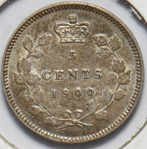 Canada 1900 5 Cents Queen Victoria 293464 combine shipping