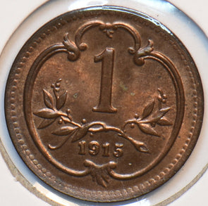 Austria 1915 Heller Eagle animal 193452 combine shipping