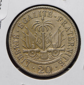 Haiti 1907 20 Centimes  291928 combine shipping