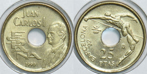 Spain 1990 25 Pesetas 198399 combine shipping