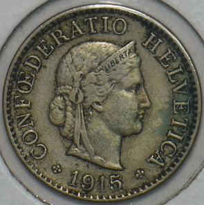 Switzerland 1915 5 Rappen 196217 combine shipping