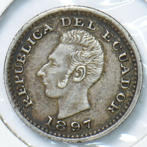 Ecuador 1897 1/2 Decimo 294421 combine shipping