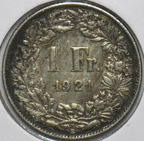 Switzerland 1921 Franc 193755 combine shipping