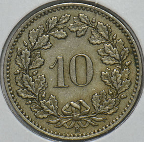Switzerland 1885 10 Rappen 196182 combine shipping