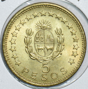 Uruguay 1965 5 Pesos 240963 combine shipping