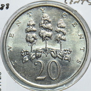 Jamaica 1988 20 Cents 904723 combine shipping