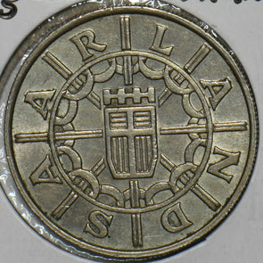 Germany 1955 Saarland 100 Franken 196008 combine shipping