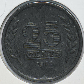 Netherlands 1941 25 Cents 193357 combine shipping