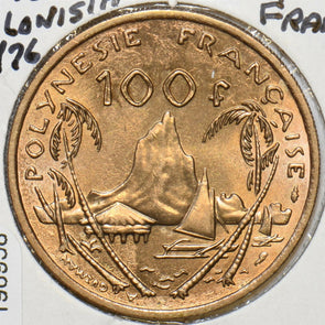 French Polynesia 1976 100 Francs 196958 combine shipping