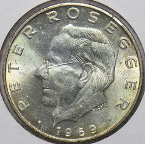 Austria 1969 25 Schilling UNC 192816 combine shipping