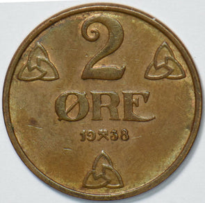 Norway 1938 2 Ore  291032 combine shipping