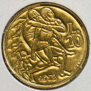 San Marino 1973 20 Lire 152893 combine shipping