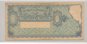 RC0272 Argentina 1935 50 Pesos #246c combine shipping