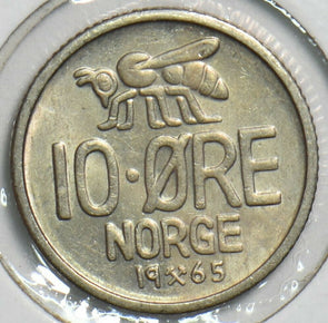 Norway 1965 10 Ore Honey bee animal 152861 combine shipping