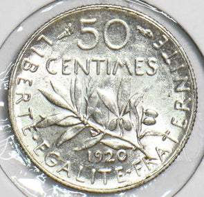 France 1920 50 Centimes 240515 combine shipping