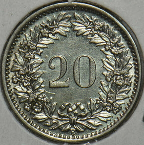 Switzerland 1909 20 Rappen 196331 combine shipping