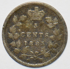 Canada 1885 5 Cents 151445 combine shipping