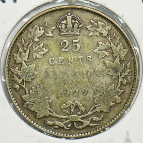 Canada 1929 25 Cents 0 904340 combine shipping