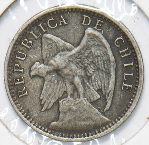 Chile 1908 10 Centavos Vulture animal 192003 combine shipping