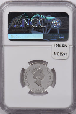 Canada 1999 25 Cents Silver NGC Proof 70 Ultra Cameo March Perfect 70 NG1591 com