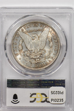 1886 Morgan Dollar Silver color toning PCGS MS62 PI0235
