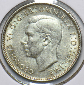 Australia 1942 6 Pence Kangaroo animal Ostrich Georgivs VI 902186 combine shippi