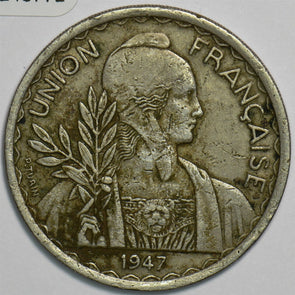 French Indo China 1947 Piastre 240772 combine shipping