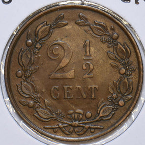Netherlands 1880 2 1/2 Cents 196555 combine shipping
