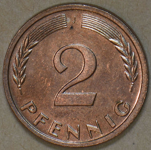 Germany 1950 2 Pfennig 191998 combine shipping