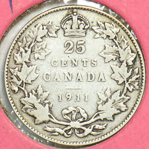 Canada 1911 25 Cents 197468 combine shipping