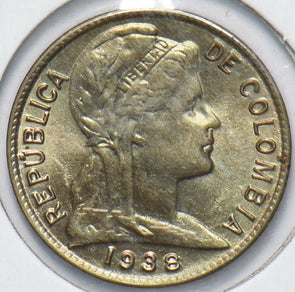Colombia 1938 Centavo 490350 combine shipping