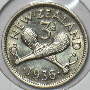 New Zealand 1936 3 Pence 194796 combine shipping