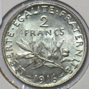 France 1916 2 Francs 294289 combine shipping