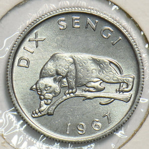 Congo 1967 10 Sengi Leopardanimal 197811 combine shipping