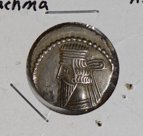 Ancient 140 AD parthia greek drachma silver  AN0033 combine shipping