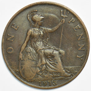 Great Britain 1913 Penny 197502 combine shipping