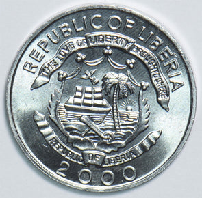 Liberia 2000 5 Cents 299000 combine shipping